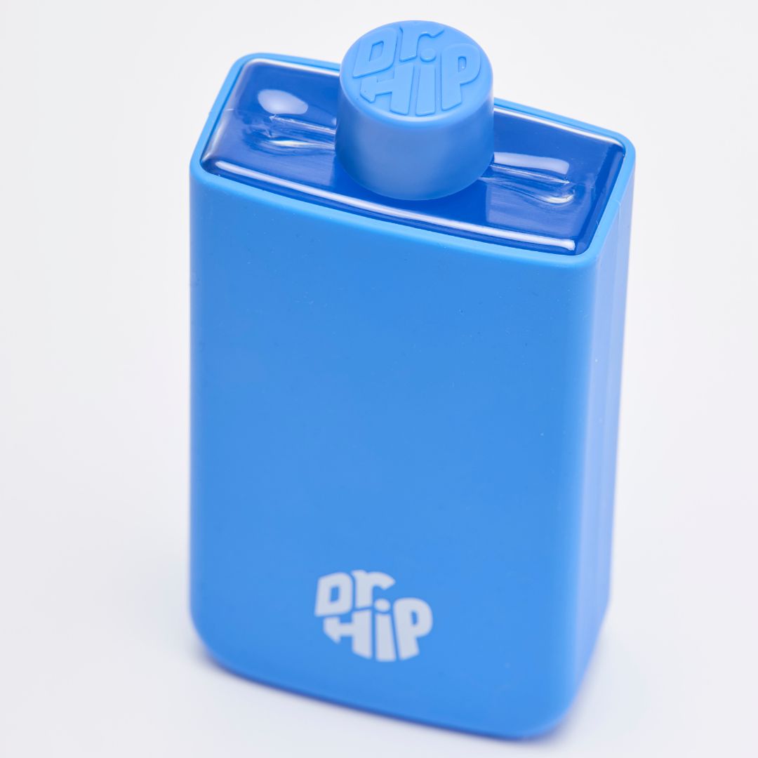 DR-10 Dr Hip Flask (Dodger/Blue) - 10oz / 295ml