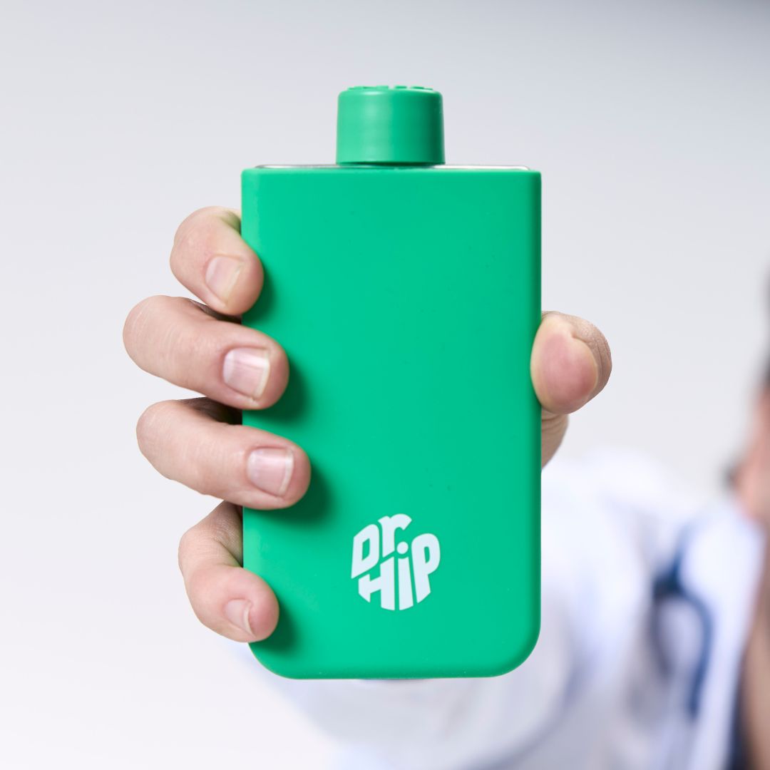 DR-10 Dr Hip Flask (Clover/Green) - 10oz / 295ml