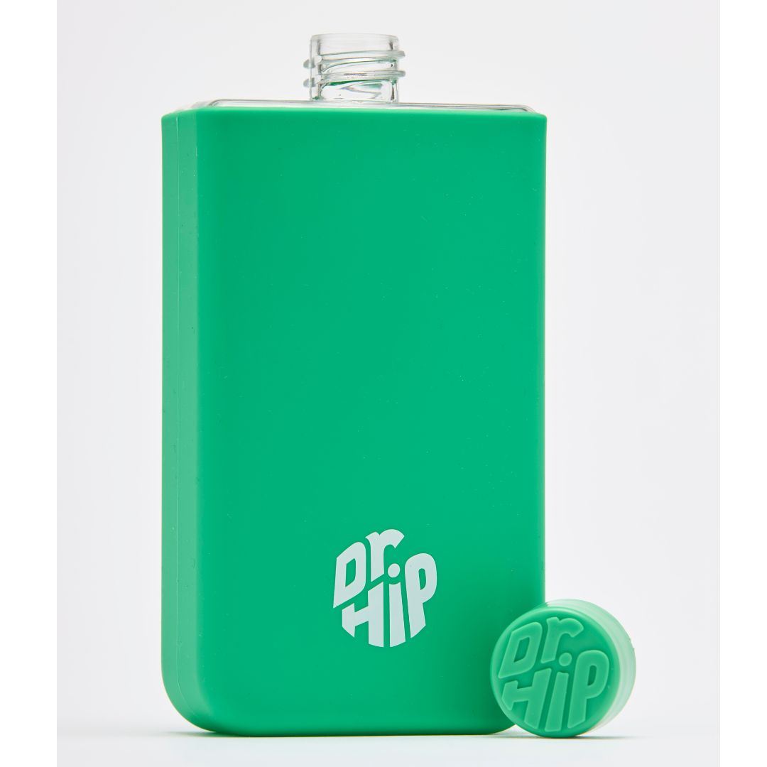 DR-10 Dr Hip Flask (Clover/Green) - 10oz / 295ml
