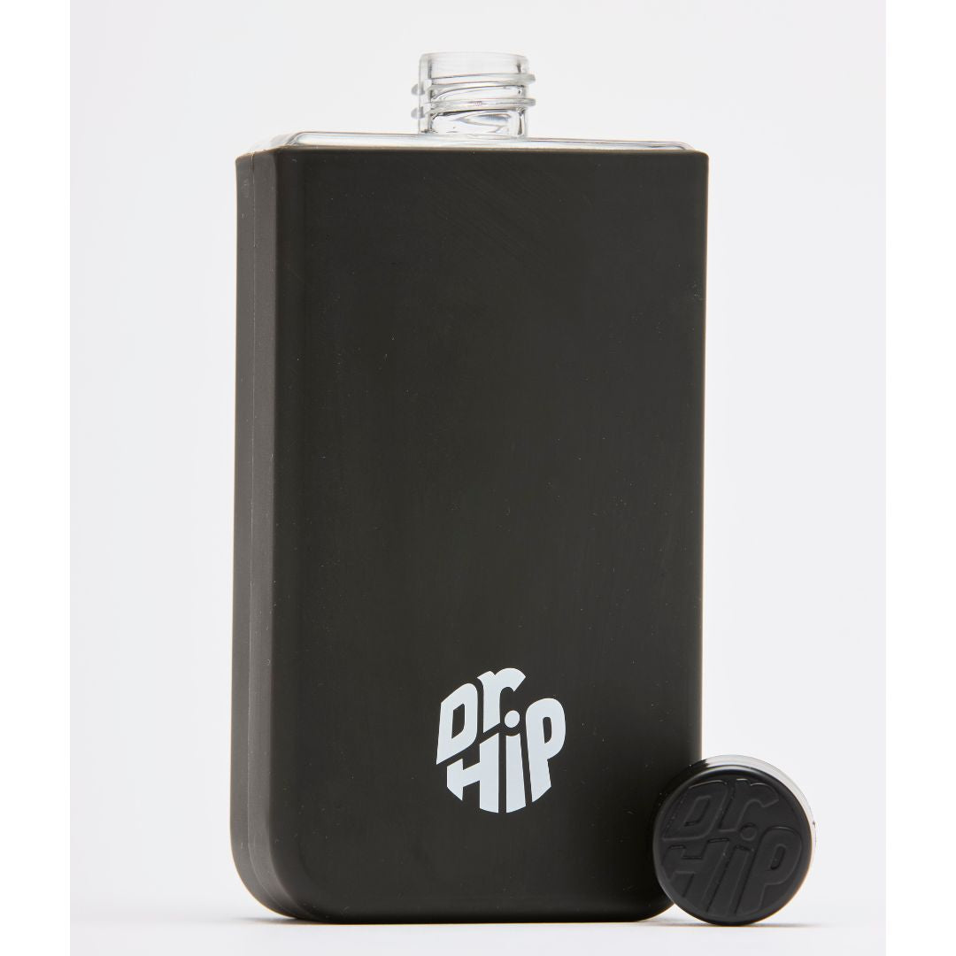 DR-10 Dr Hip Flask (Jet/Black) - 10oz / 295ml