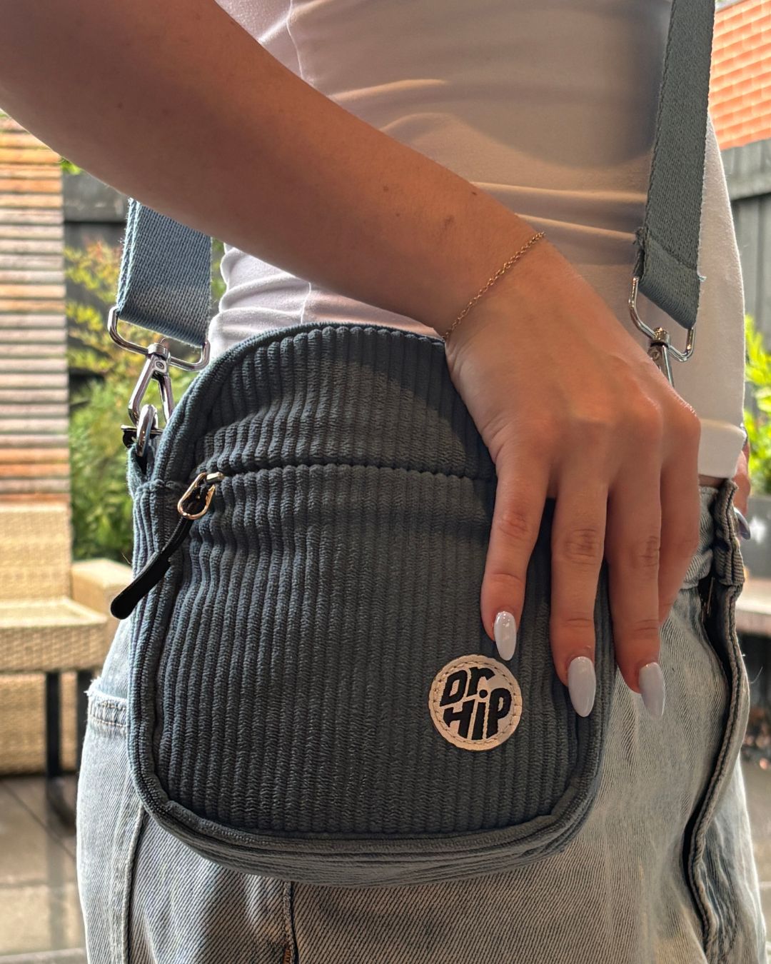 Dr Hip Corduroy Crossbody Bag - Reef