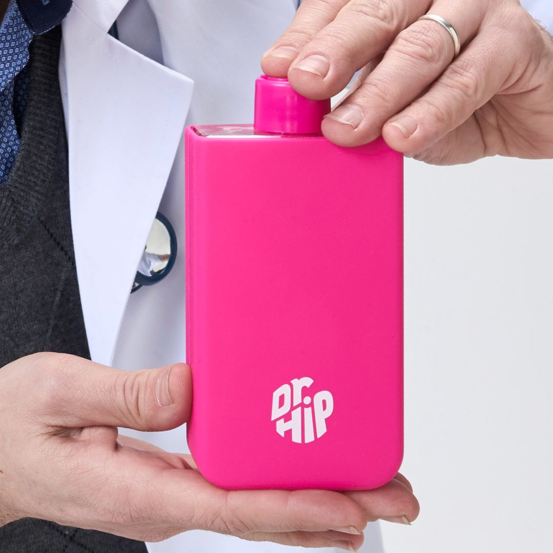 DR-10 Dr Hip Flask (Punch/Pink) - 10oz / 295ml