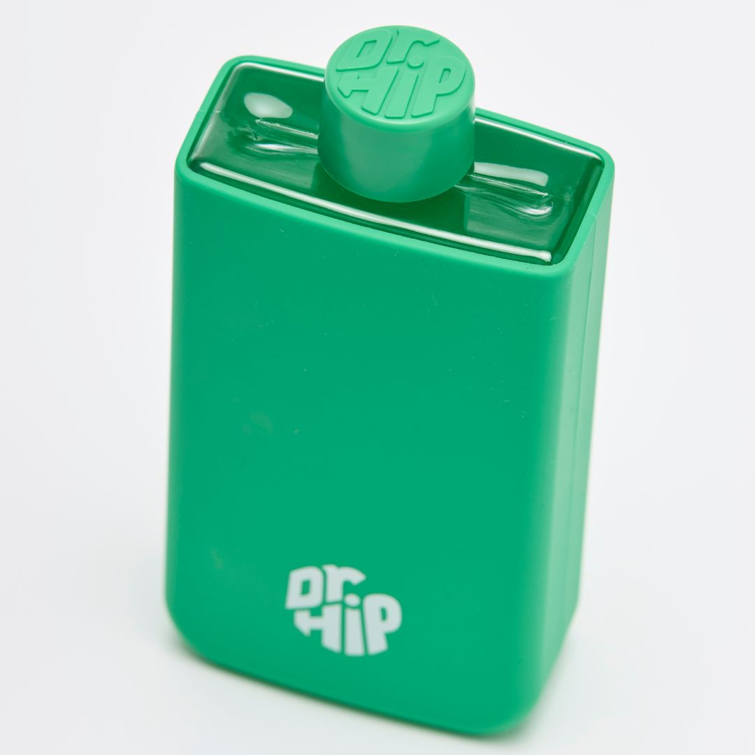 DR-10 Dr Hip Flask (Clover/Green) - 10oz / 295ml