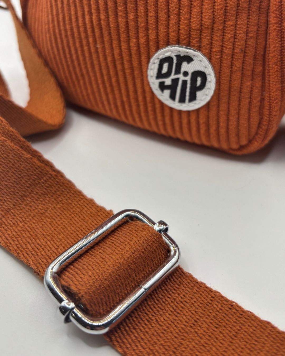 Dr Hip Corduroy Crossbody Bag - Rust